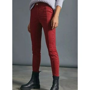 ▪︎Anthro▪︎Pilcro Flocked High-Rise Leggings